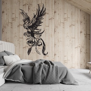 Décoration murale géométrique en métal Sculpture moderne en fer faite à la main Accent décoratif élégant pour la maison et le bureau - Product Image 1