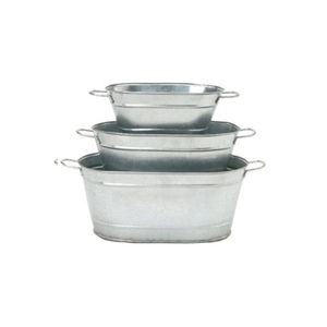 Accueil Décoration de salon pot de fleur jardinières galvanisées grand jardinière ronde personnalisée contenant d'herbes à des prix abordables - Product Image 2