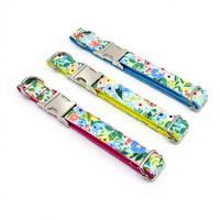 Collier de dressage et de refroidissement pour chien, imprimé élégant, printemps-été 2024, réglable, en polyester écologique