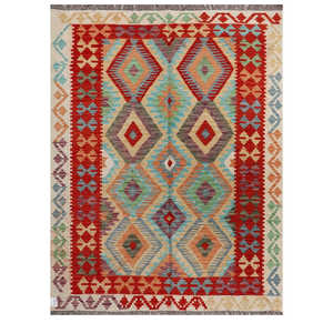 Tapis Kilim Maimana Afghanistan 196 X 149 cm Tapis et ensembles - Product Image 1