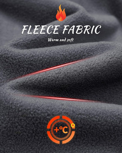 Veste de randonnée pour homme, fermeture éclair, softshell renforcé, impression de logo, vêtements d'extérieur rembourrés - Product Image 5