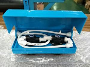 Cabezal de Filtro Doble y Cubierta de Color Azul, Entrada/Salida de 3/8\" (Compatible con Everpure) (Hecho en Taiwán) - Product Image 3