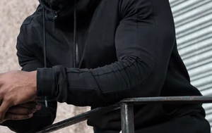 ชุดกีฬามีฮู้ด14ซิปสำหรับผู้ชายดีไซน์ของคุณเอง - Product Image 2