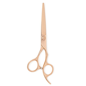 Tijeras de Peluquería Profesionales con Recubrimiento de Oro Rosa, Hojas Duraderas y Afiladas con Tornillo Extraíble y Reposamanos - Product Image 6
