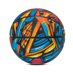 Composite Leather Street Ball Colourful Style Outdoor and <b>Indoor</b> <b>Basketball</b> Official size Rubber <b>basketball</b> with custom logo - Product Image 5