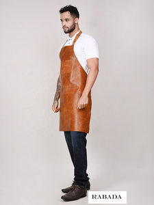 Top Quality Custom Waterproof Factory <b>Leather</b> Strap <b>Aprons</b> Washable <b>Leather</b> Adjustable <b>Leather</b> Straps Durable Restaurant for Men - Product Image 5