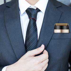 Afeitadora Eléctrica Recargable USB para Hombre, Afeitadora Portátil de Bajo Ruido con Cuchilla de Acero Inoxidable, Afeitadora Rotatoria para Rostro, Lavable - Product Image 5