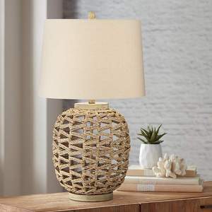 hot sale rattan Table Lamp Rattan table lamp cane desk lamp <b>decorative</b> and <b>lighting</b> with creative design for home decor - Product Image 2