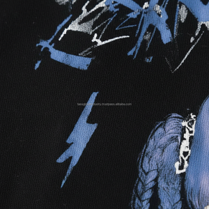 New Arrival Anime Graphic Layered Tee Oversized Drop Shoulder Premium Streetwear Manufacturer - Product Image 4