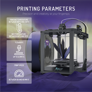 Filament PLA HD WINKLE anti-interférence 1,75 mm 1 kg pour imprimante 3D FDM, impression facile, sans déformation, tolérance 0,05 mm, température de buse 190-230 °C - Product Image 6