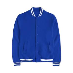 Veste classique à boutons Varsity Lettermans en molleton côtelé pour hommes - Product Image 1