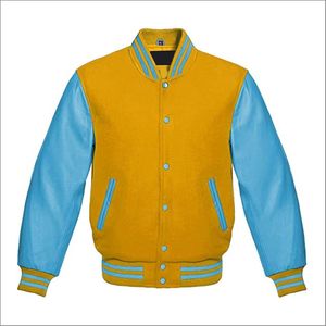 Chaqueta universitaria para hombre de color personalizada nueva y elegante de alta calidad del fabricante, chaqueta universitaria ligera hecha en fábrica para hombre - Product Image 1