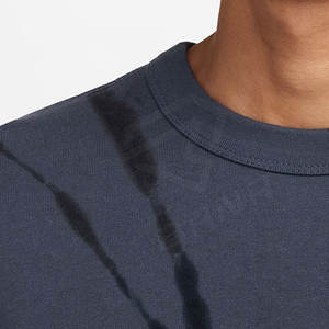 เสื้อยืดคอกลมแขนสั้นสำหรับผู้ชายสไตล์ลำลองคอกลมสำหรับ100% เสื้อยืดพิมพ์ลายโลโก้แบบเรียบ - Product Image 5