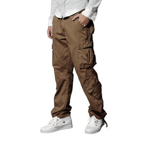 กางเกงคาร์โก้ผู้ชายแฟชั่นมีหลายกระเป๋า - Product Image 2