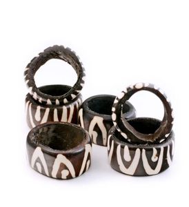 Modern shaped design napkin ring Custom logo napkin rings Custom design napkin rings party napkin rings <b>Table</b> design - Product Image 6