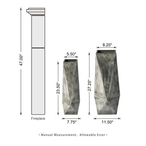 Jarrón Simple negro con detalles dorados, perfecto para dormitorio, escritorio de estudio, sala de estar, salón y regalo creativo o uso decorativo - Product Image 6