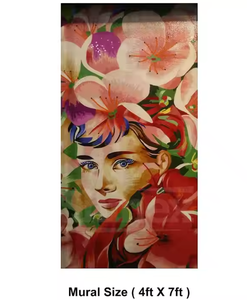 Mosaïque murale en verre découpée à la main, vibrante, 10 mm d'épaisseur, résistante à l'eau, écologique, artistique, pour la couverture des murs intérieurs des maisons et des bureaux - Product Image 2