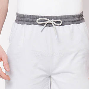 Best Selling <b>Men's</b> Casual Canvas <b>Shorts</b> Breathable Quick Dry Loose Fit Mid Elastic Waist Solid Pattern <b>Knee</b> <b>Length</b> Hot Sale - Product Image 6