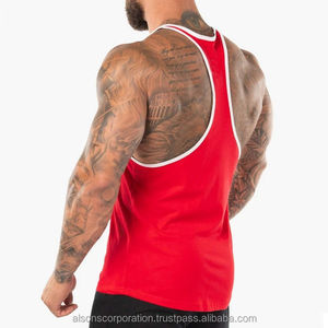 OEM Mens Y <b>Back</b> Tank <b>Top</b> <b>Low</b> Price Custom Print Cotton Stringer Gym Fitness Singlet Workout Muscle Bodybuilding Mens Tank <b>Top</b> - Product Image 3