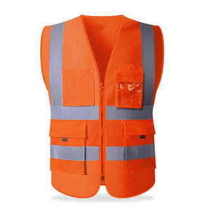 เสื้อกั๊กตาข่ายผ้าโพลีเอสเตอร์ระบายอากาศได้ดีทนทานพร้อมโลโก้ปรับแต่งได้ลายชุดทำงานใหม่ - Product Image 2