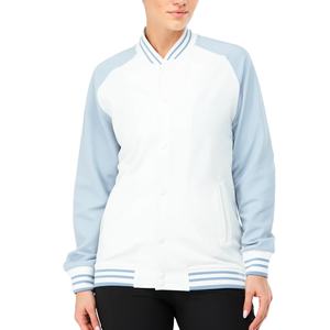 2025 Custom Varsity Leather Jacket for Women Breathable Cotton Fleece Cropped <b>Coat</b> <b>Ladies</b> Letterman <b>Coat</b> Women's Varsity Jacket - Product Image 5