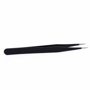 Pinzas Profesionales de Alta Calidad para Extensión de Pestañas de Volumen, de Acero Inoxidable, con Logotipo Personalizado - Product Image 4