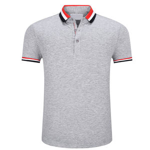 2025 camisetas personalizadas de talla grande para hombre de alta calidad para Polo en patrón sólido de tarifa al por mayor - Product Image 5