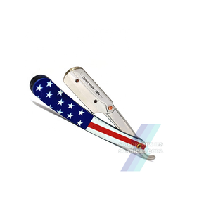 Maquinilla de afeitar recubierta de papel de alta calidad, maquinilla de afeitar de barba recta de metal de etiqueta privada para hombres, maquinilla de afeitar DE SEGURIDAD DE peluquero para salón - Product Image 3