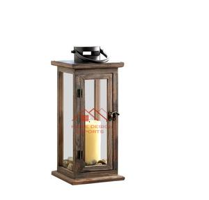 Linterna de lujo de diseñador Vintage clásico, linterna de madera decorativa para el hogar, linterna de vela de madera de calidad Premium - Product Image 5