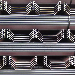 Prix d'usine S235jr S275 S355 400x100x10.5mm Type 2 3 Pile de tôle d'acier de Type U laminée à chaud pour la construction - Product Image 4