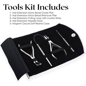 Tóc Của Tôi Công Cụ Chuyên Nghiệp Công Cụ <span class=keywords><strong>Kit</strong></span> Cho Phần Mở Rộng Tóc Loại Bỏ Nhíp <span class=keywords><strong>Micro</strong></span> Liên kết Hạt Kéo Móc Và Microbead Vòng - Product Image 2