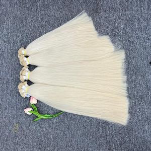 Paquet de cheveux vierges naturels lisses couleur blonde cheveux vietnamiens bruts de haute qualité noir un donneur pour les femmes noires - Product Image 4