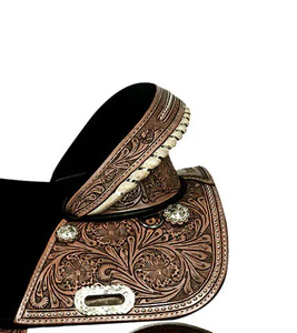 Ensemble de tête et de poitrail en cuir véritable à 200 % pour selle western, selle de course sans arçon, accessoires indiens, couleur et logo personnalisés - Product Image 4