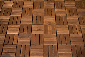 Azulejos de cubierta de madera de teca de Acacia entrelazados superventas, suelos multiusos de diseño moderno para uso exterior - Product Image 6