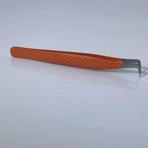 แหนบถอนขนตาด้านบนแบบตรงและโค้งอุปกรณ์ต่อขนตา - Product Image 2