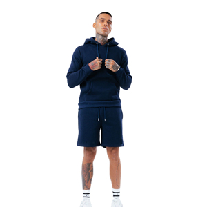 Sudadera con capucha personalizable de algodón 100% para hombre, ropa de calle bordada de lana sólida de peso pesado de invierno, sudaderas térmicas teñidas lisas - Product Image 3
