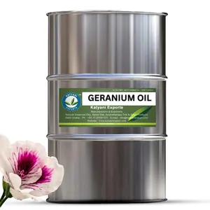फैक्टरी मूल्य 100% शुद्ध आवश्यक तेलों Geranium भारतीय ग्रेड अच्छी खुशबू Geranium तेल निर्माता