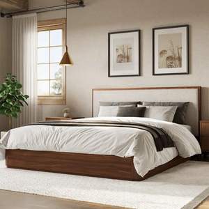 Minimalist Teak <b>Platform</b> Bedroom Set - Highclass Apartman use - Product Image 3