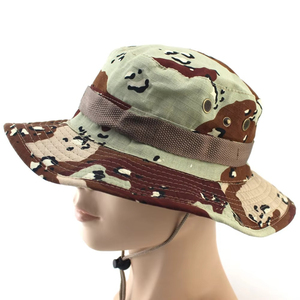 Chapeau bob personnalisé avec logo brodé, en coton pur, décontracté, cycliste, argyle, coupe-vent, pare-soleil, polyvalent, pour étudiants - Product Image 4