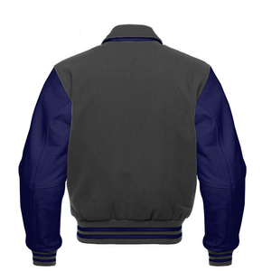 Chaqueta Universitaria Verde Personalizada Más Buscada para Hombre, Chaqueta Varsity de Lona Moderna con Mangas Largas, Diseño Bordado e Impreso, Estilo Casual - Product Image 2