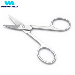 Made in Pakistan Strong Long Lasting Sharp <b>Precision</b> Curved Blades Best Quality Podiatry Scissors for Toenail - Product Image 3