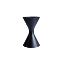 Pots et jardinières modernes et légers, décoratifs d'intérieur et d'extérieur, noirs, blancs, gris, grands Vases de sol, grand VASE de sol, fabriqué au Vietnam