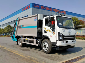 รถบรรทุกเก็บขยะแบบตะขอเกี่ยว Dongfeng 4x2 10-15 ตัน ระบบไฮดรอลิก สำหรับงานสุขาภิบาลเทศบาล - Product Image 3