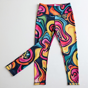 Sport Active-wear Sublimation Legging Taille Haute Femmes Compression Leggings Femmes Yoga Fitness Porter Sublimation Legging Dames - Product Image 4