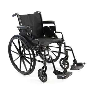 Fauteuil roulant manuel avec structure stable, support confortable pour la position assise, conçu pour les soins aux patients - Product Image 5