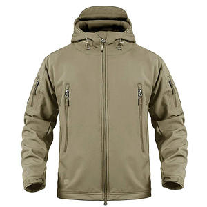 Veste coupe-vent imperméable décontractée pour homme avec capuche réglable, doublure en maille respirante et veste de pluie coupe-vent pour la neige - Product Image 3