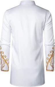 Formale <span class=keywords><strong>da</strong></span> <span class=keywords><strong>uomo</strong></span> africano <span class=keywords><strong>da</strong></span> festa Dashiki Set di pantaloni della camicia abiti tradizionali abito formale <span class=keywords><strong>da</strong></span> <span class=keywords><strong>uomo</strong></span> due pezzi - Product Image 2