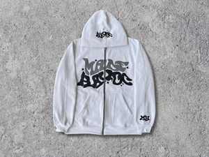 Fabricant personnalisé 380 Gsm sweat à capuche épais épais en détresse recadrée sweat à capuche broderie Patch hommes lavage à l'acide Streetwear à capuche - Product Image 4