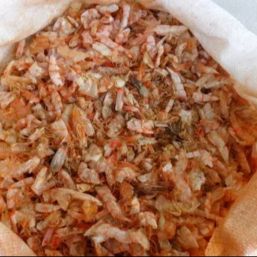 Dried shrimp shells in Vietnam are used to produce animal feed