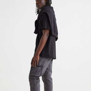 Vente en gros de pantalons de survêtement slim fit streetwear vierges pour hommes pantalons de jogging pour hommes joggings personnalisés - Product Image 4